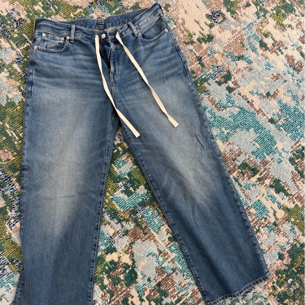 J Crew drawstring jeans 31